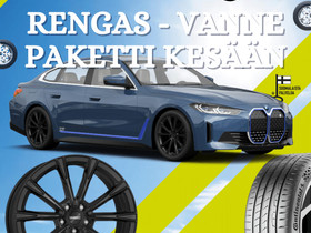 Kesrengas - vanne paketti BMW I4, Renkaat ja vanteet, Salo, Tori.fi