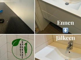 Kylpyhuoneen silikonisaumojen vaihto, Rakennuspalvelut, Helsinki, Tori.fi