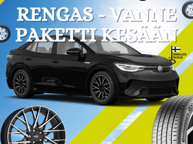 Kesrengas - vanne paketti VW ID5 Ja ID4, Renkaat ja vanteet, Salo, Tori.fi