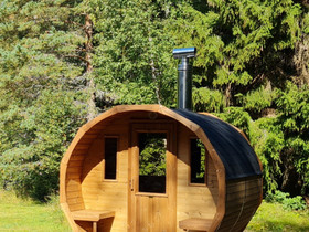 20% ALE: Tynnyrisauna Ø 200x260 cm (Norm. 6224eur), Muu piha ja puutarha, Piha ja puutarha, Korsnäs, Tori.fi 20% ALE: Tynnyrisauna Ø 200x260 cm (Norm. 6224eur), Muu piha ja puutarha, Piha ja puutarha, Korsnäs, Tori.fi