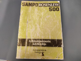 Sampo Rosenlew 500 leikkuupuimurin ohjekirja, Maatalouskoneet, Kuljetuskalusto ja raskas kalusto, Urjala, Tori.fi