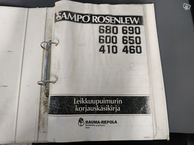 Sampo Rosenlew 410, 460, 600, 650, 680, 690 1
