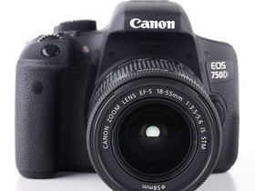 Canon EOS 750D + 18-55mm (SC: 3050) K313072004372, Kamerat, Kamerat ja valokuvaus, Mikkeli, Tori.fi