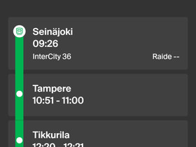Junaliput 2kpl Seinäjoki-Helsinki-Seinäjoki, Matkat, risteilyt ja lentoliput, Matkat ja liput, Seinäjoki, Tori.fi
