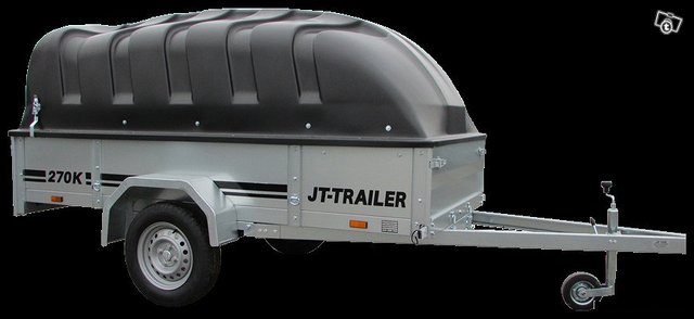 JT-TRAILER L125cm x P270cm x K35cm + KUOMU 70cm, kuva 1