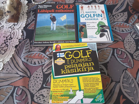 3 golf kirjaa, Golf, Urheilu ja ulkoilu, Paimio, Tori.fi