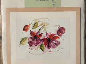 Fuchsia in watercolour (Lanarte) ristipistopakkaus, Käsityöt, Paltamo, Tori.fi