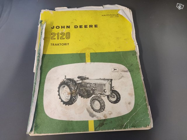 John Deere 2120 ohjekirja traktoriin 1