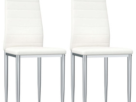 VidaXL Ruokapydn tuolit 2 kpl valkoinen 248388, Pydt ja tuolit, Sisustus ja huonekalut, Helsinki, Tori.fi