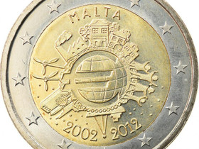 2 euro 2012 Eurosetelit ja -kolikot 10v Malta, Rahat ja mitalit, Kerily, Helsinki, Tori.fi