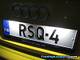 Audi A4 B6 rekisterikilven LED valosarj