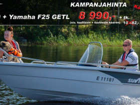 Suvi 4250 + Yamaha F25 KAMPANJA, Moottoriveneet, Veneet, Pirkkala, Tori.fi Suvi 4250 + Yamaha F25 KAMPANJA, Moottoriveneet, Veneet, Pirkkala, Tori.fi