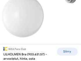 Ikean Lilholmen bra, Valaisimet, Sisustus ja huonekalut, Laukaa, Tori.fi Ikean Lilholmen bra, Valaisimet, Sisustus ja huonekalut, Laukaa, Tori.fi