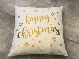 Happy Christmas tyynynpäälliset, Matot ja tekstiilit, Sisustus ja huonekalut, Raasepori, Tori.fi Happy Christmas tyynynpäälliset, Matot ja tekstiilit, Sisustus ja huonekalut, Raasepori, Tori.fi