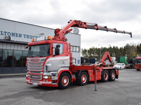 Scania R560 8x2 V8 Nosturi & Koukkuauto, Kuljetuskalusto, Työkoneet ja kalusto, Turku, Tori.fi Scania R560 8x2 V8 Nosturi & Koukkuauto, Kuljetuskalusto, Työkoneet ja kalusto, Turku, Tori.fi