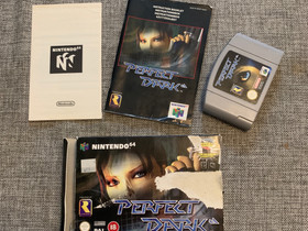 Perfect Dark N64, Pelikonsolit ja pelaaminen, Viihde-elektroniikka, Helsinki, Tori.fi Perfect Dark N64, Pelikonsolit ja pelaaminen, Viihde-elektroniikka, Helsinki, Tori.fi
