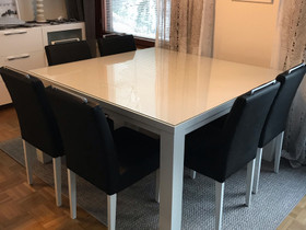 Ruokapöytä ja tuolit, Pöydät ja tuolit, Sisustus ja huonekalut, Rovaniemi, Tori.fi Ruokapöytä ja tuolit, Pöydät ja tuolit, Sisustus ja huonekalut, Rovaniemi, Tori.fi
