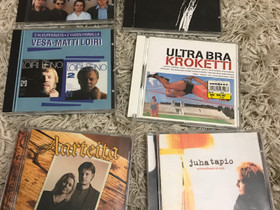 Cd-levyjä, mm Juha Tapio, Ultra Bra, J. Karjalaine, Musiikki CD, DVD ja äänitteet, Musiikki ja soittimet, Tampere, Tori.fi