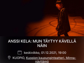 Anssi Kelan elämänkonsertti 1.12 kl19, Keikat, konsertit ja tapahtumat, Matkat ja liput, Kokkola, Tori.fi Anssi Kelan elämänkonsertti 1.12 kl19, Keikat, konsertit ja tapahtumat, Matkat ja liput, Kokkola, Tori.fi