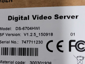 Hikvision 4ch video serveri, Muu tietotekniikka, Tietokoneet ja lisälaitteet, Ikaalinen, Tori.fi Hikvision 4ch video serveri, Muu tietotekniikka, Tietokoneet ja lisälaitteet, Ikaalinen, Tori.fi