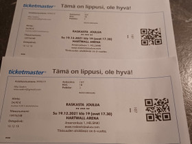 2 kpl Raskasta Joulua konserttiliput, Muu musiikki ja soittimet, Musiikki ja soittimet, Vantaa, Tori.fi 2 kpl Raskasta Joulua konserttiliput, Muu musiikki ja soittimet, Musiikki ja soittimet, Vantaa, Tori.fi
