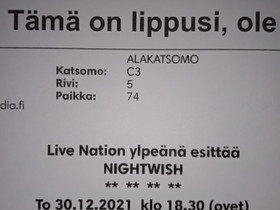 Nightwish, Keikat, konsertit ja tapahtumat, Matkat ja liput, Jyväskylä, Tori.fi Nightwish, Keikat, konsertit ja tapahtumat, Matkat ja liput, Jyväskylä, Tori.fi