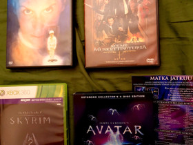 King Hohto, Avatar blu-ray, Skyrim Xbox 360, Elokuvat, Tampere, Tori.fi