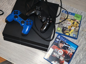 Playstation 4 + 2 peliä, Pelikonsolit ja pelaaminen, Viihde-elektroniikka, Espoo, Tori.fi Playstation 4 + 2 peliä, Pelikonsolit ja pelaaminen, Viihde-elektroniikka, Espoo, Tori.fi