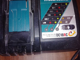 Latauslaite Makita DC18RC, Työkalut, tikkaat ja laitteet, Rakennustarvikkeet ja työkalut, Helsinki, Tori.fi Latauslaite Makita DC18RC, Työkalut, tikkaat ja laitteet, Rakennustarvikkeet ja työkalut, Helsinki, Tori.fi