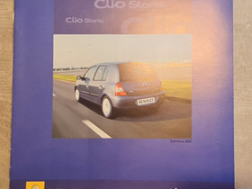 Renault Clio Storia -esite 2007, Harrastekirjat, Kirjat ja lehdet, Lappeenranta, Tori.fi