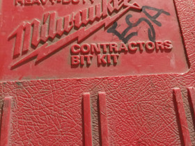 Milwaukee contractors bit kit puuporasarja, Rakennuspalvelut, Hausjärvi, Tori.fi Milwaukee contractors bit kit puuporasarja, Rakennuspalvelut, Hausjärvi, Tori.fi