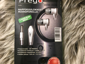 Prego nappikuulokkeet, Audio ja musiikkilaitteet, Viihde-elektroniikka, Mikkeli, Tori.fi Prego nappikuulokkeet, Audio ja musiikkilaitteet, Viihde-elektroniikka, Mikkeli, Tori.fi