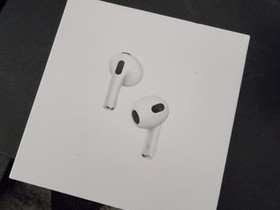 Apple AirPods 3rd Gen (2021) langattomat kuulokkee, Puhelintarvikkeet, Puhelimet ja tarvikkeet, Kokkola, Tori.fi Apple AirPods 3rd Gen (2021) langattomat kuulokkee, Puhelintarvikkeet, Puhelimet ja tarvikkeet, Kokkola, Tori.fi