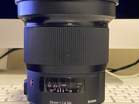Sigma 20mm f1.4 DG Art EF, Objektiivit, Kamerat ja valokuvaus, Lahti, Tori.fi Sigma 20mm f1.4 DG Art EF, Objektiivit, Kamerat ja valokuvaus, Lahti, Tori.fi