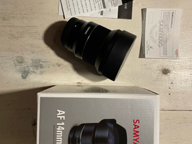 Samyang AF 14mm F2.8 FE, Objektiivit, Kamerat ja valokuvaus, Riihimäki, Tori.fi Samyang AF 14mm F2.8 FE, Objektiivit, Kamerat ja valokuvaus, Riihimäki, Tori.fi