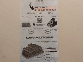 Kuiva koivu polttopuita; Briketit Ruf ja Pini Käy., Maatalous, Tampere, Tori.fi Kuiva koivu polttopuita; Briketit Ruf ja Pini Käy., Maatalous, Tampere, Tori.fi