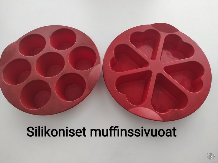 silikoniset muffinssivuoat