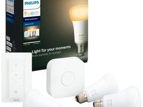 Philips Hue White Ambiance langaton aloituspakkaus, Muut kodinkoneet, Kodinkoneet, Hämeenlinna, Tori.fi Philips Hue White Ambiance langaton aloituspakkaus, Muut kodinkoneet, Kodinkoneet, Hämeenlinna, Tori.fi