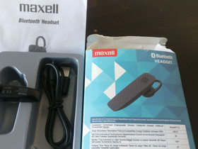 Maxell Bluetooth Headset, Puhelintarvikkeet, Puhelimet ja tarvikkeet, Kajaani, Tori.fi Maxell Bluetooth Headset, Puhelintarvikkeet, Puhelimet ja tarvikkeet, Kajaani, Tori.fi