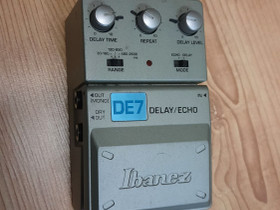 Ibanez Delay/Echo -kitarapedaali, Kitarat, bassot ja vahvistimet, Musiikki ja soittimet, Kajaani, Tori.fi Ibanez Delay/Echo -kitarapedaali, Kitarat, bassot ja vahvistimet, Musiikki ja soittimet, Kajaani, Tori.fi