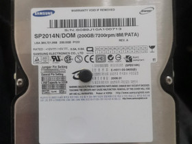 Samsung SP2014N/dom 200gb pata/ide, Komponentit, Tietokoneet ja lisälaitteet, Mikkeli, Tori.fi Samsung SP2014N/dom 200gb pata/ide, Komponentit, Tietokoneet ja lisälaitteet, Mikkeli, Tori.fi