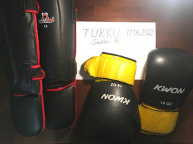 KWON nyrkkeilyhanskat & DANRHO jalkasuojat, Kamppailulajit, Urheilu ja ulkoilu, Turku, Tori.fi KWON nyrkkeilyhanskat & DANRHO jalkasuojat, Kamppailulajit, Urheilu ja ulkoilu, Turku, Tori.fi