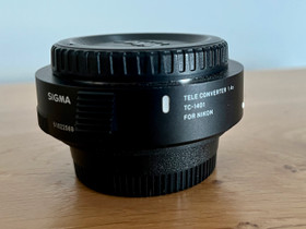 Sigma telejatke 1,4x TC-1401 / NIKON, Objektiivit, Kamerat ja valokuvaus, Petäjävesi, Tori.fi Sigma telejatke 1,4x TC-1401 / NIKON, Objektiivit, Kamerat ja valokuvaus, Petäjävesi, Tori.fi