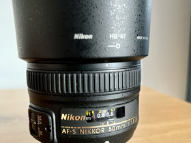 Nikkor AF-S 50mm f1.8G, Objektiivit, Kamerat ja valokuvaus, Petäjävesi, Tori.fi Nikkor AF-S 50mm f1.8G, Objektiivit, Kamerat ja valokuvaus, Petäjävesi, Tori.fi