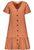 Kaiko frill button dress vintage Leaf S