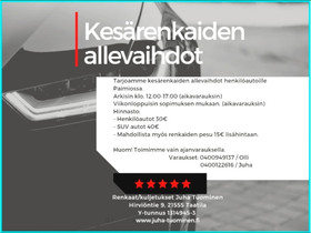 Renkaiden vaihdot, Palvelut, Paimio, Tori.fi Renkaiden vaihdot, Palvelut, Paimio, Tori.fi