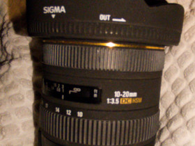 Sigma 10-20mm f:3.5 Canonille, Objektiivit, Kamerat ja valokuvaus, Kouvola, Tori.fi