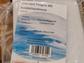 Enervent Pingvin M5 suodatinpakkaus, Muut kodinkoneet, Kodinkoneet, Riihimäki, Tori.fi Enervent Pingvin M5 suodatinpakkaus, Muut kodinkoneet, Kodinkoneet, Riihimäki, Tori.fi