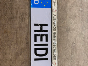 Rekisterikilpi sisustukseen Heidi, Sisustustavarat, Sisustus ja huonekalut, Rauma, Tori.fi Rekisterikilpi sisustukseen Heidi, Sisustustavarat, Sisustus ja huonekalut, Rauma, Tori.fi
