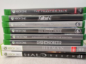 Xbox One & Xbox 360 konsolipelejä 3 kpl 5e kpl, Pelikonsolit ja pelaaminen, Viihde-elektroniikka, Helsinki, Tori.fi